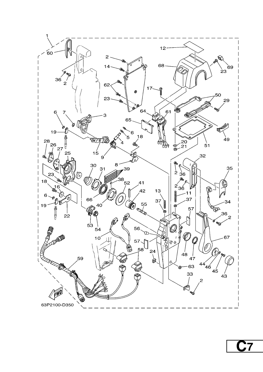 REMOTE CONTROL ASSY 2 — 150FETO’05 – 64C4 2005