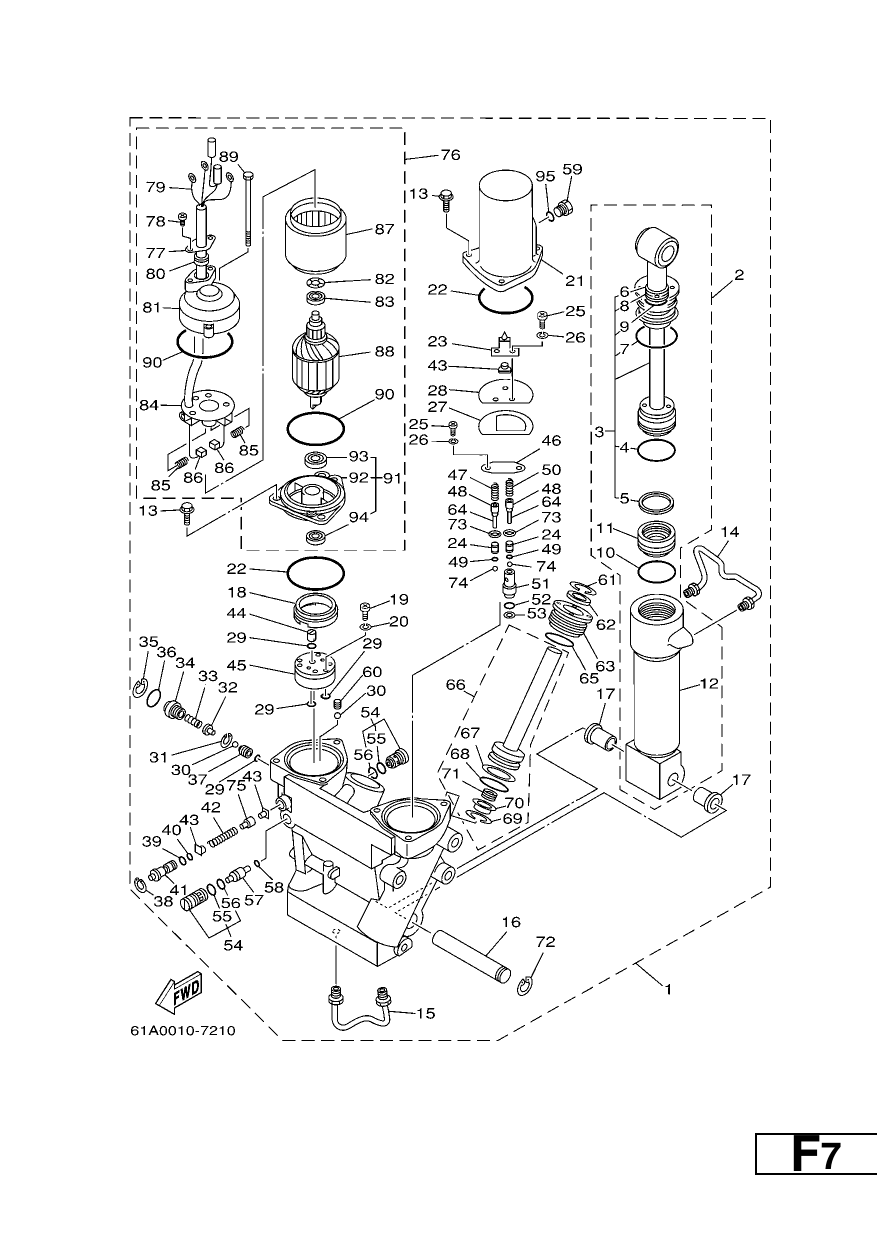 POWER TRIM & TILT ASSY