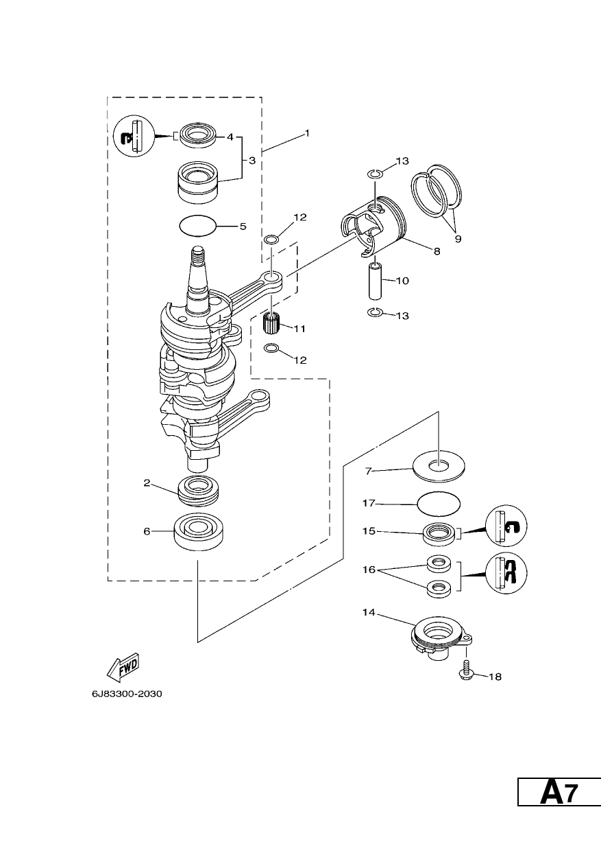 CRANKSHAFT & PISTON
