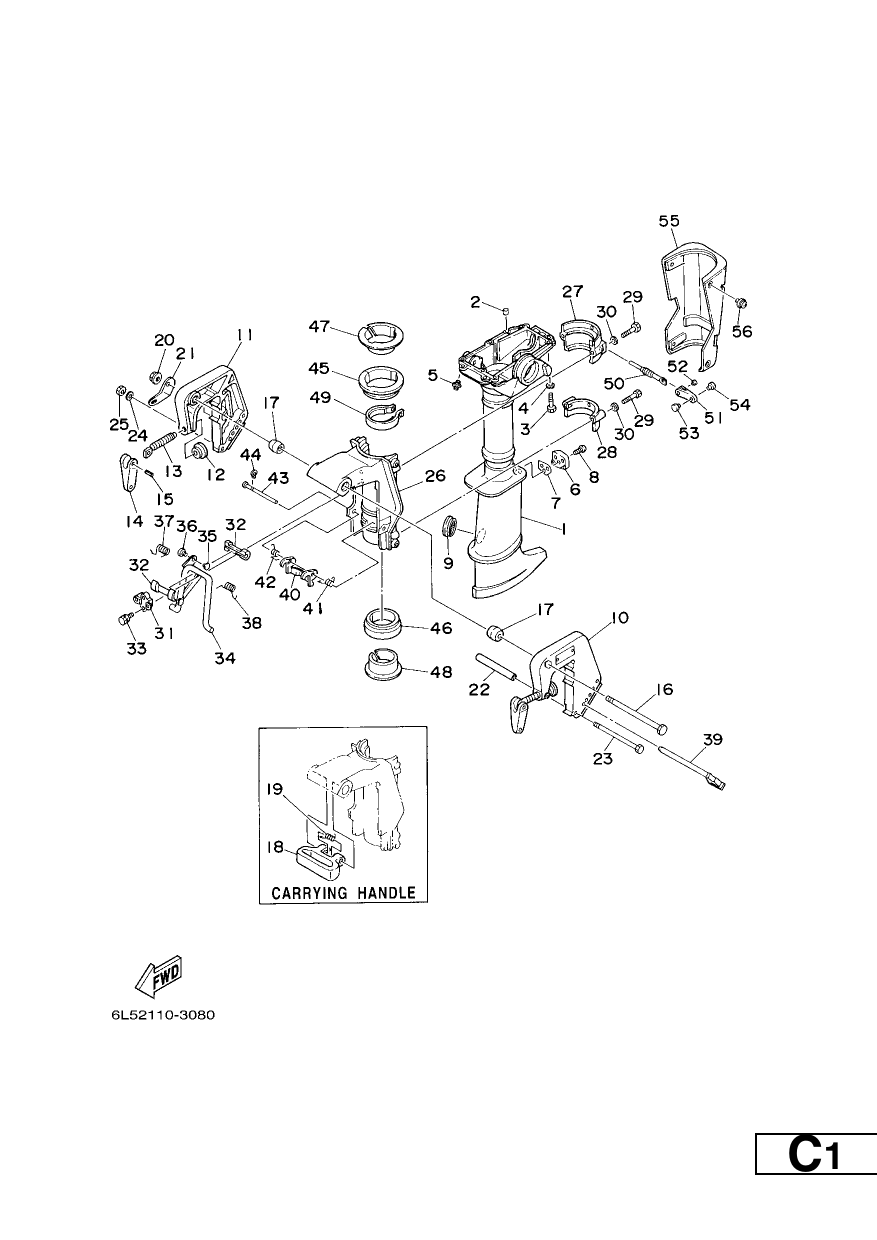 UPPER CASING & BRACKET