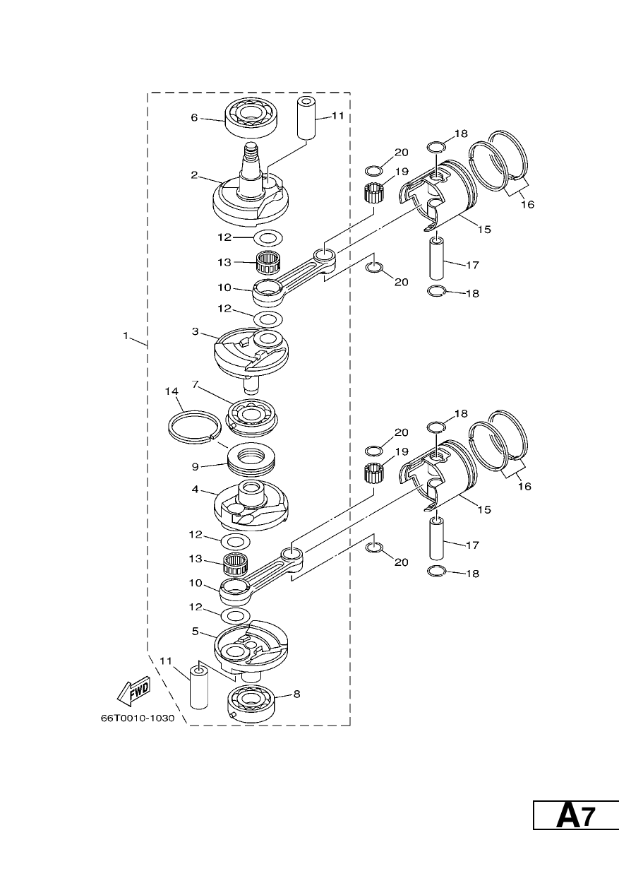 CRANKSHAFT & PISTON