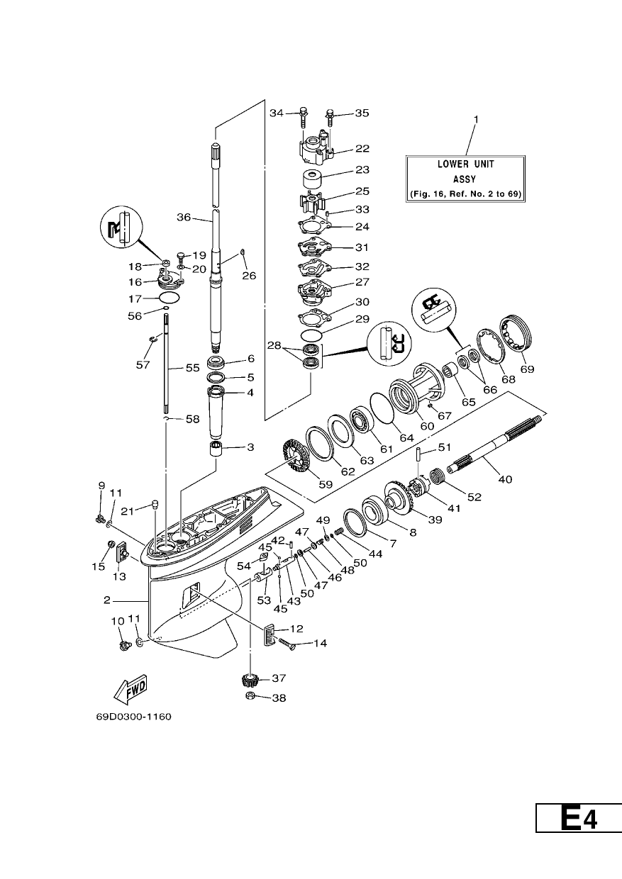LOWER CASING & DRIVE 1
