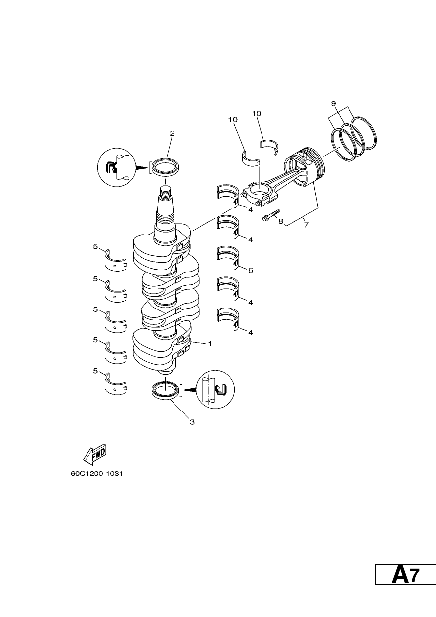 CRANKSHAFT & PISTON