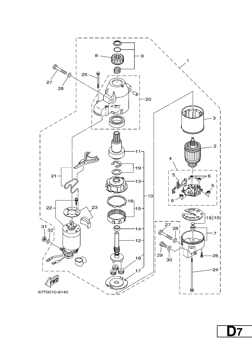 STARTING MOTOR