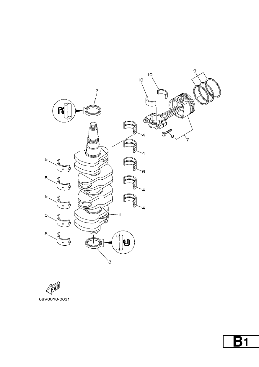 CRANKSHAFT & PISTON
