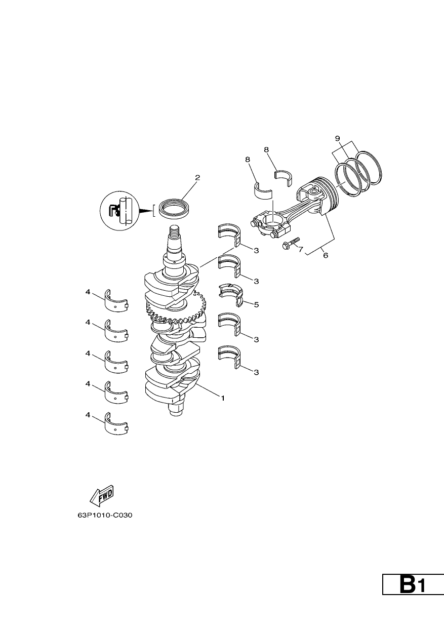 CRANKSHAFT & PISTON