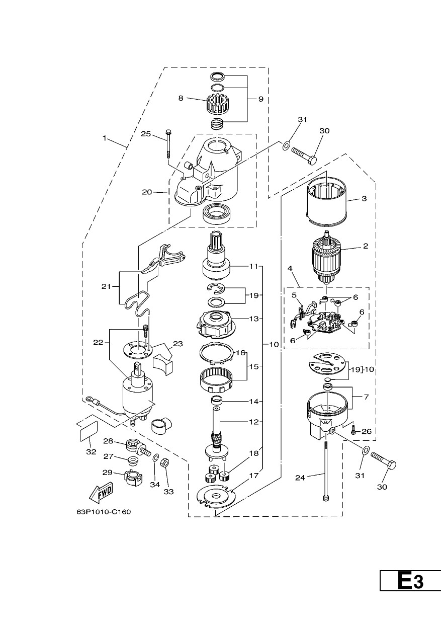 STARTING MOTOR