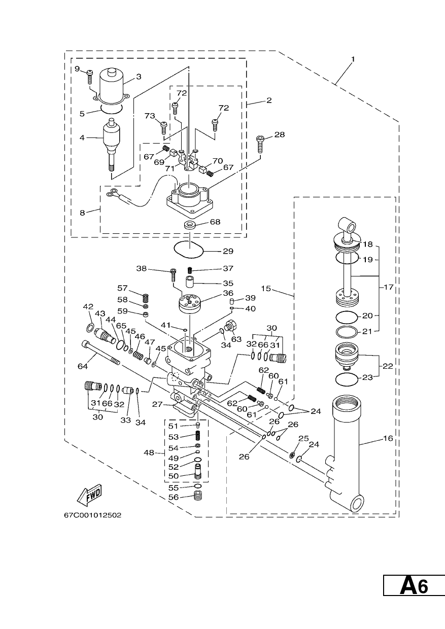 POWER TRIM & TILT ASSY