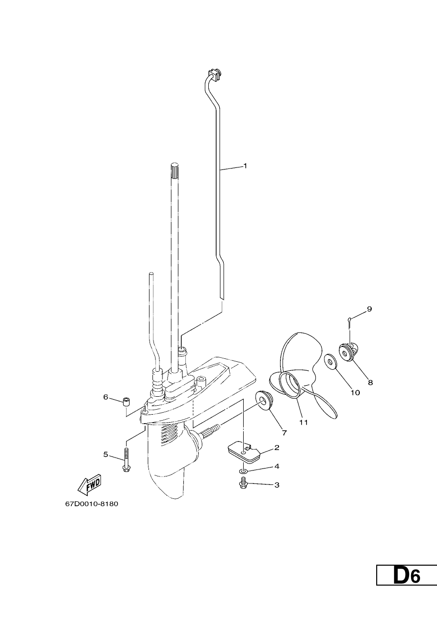 LOWER CASING & DRIVE 2 — F4AMH’05 – 68D5 2005