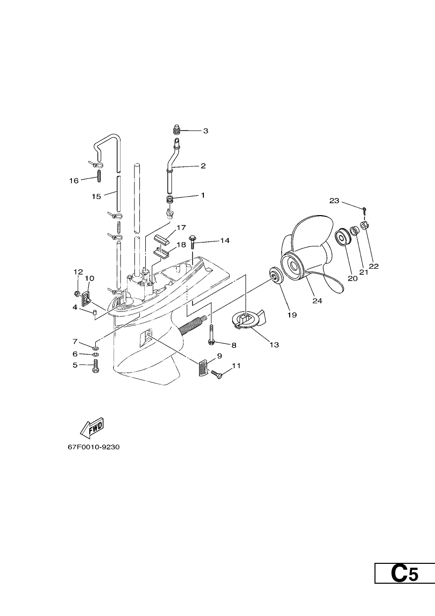 LOWER CASING & DRIVE 2