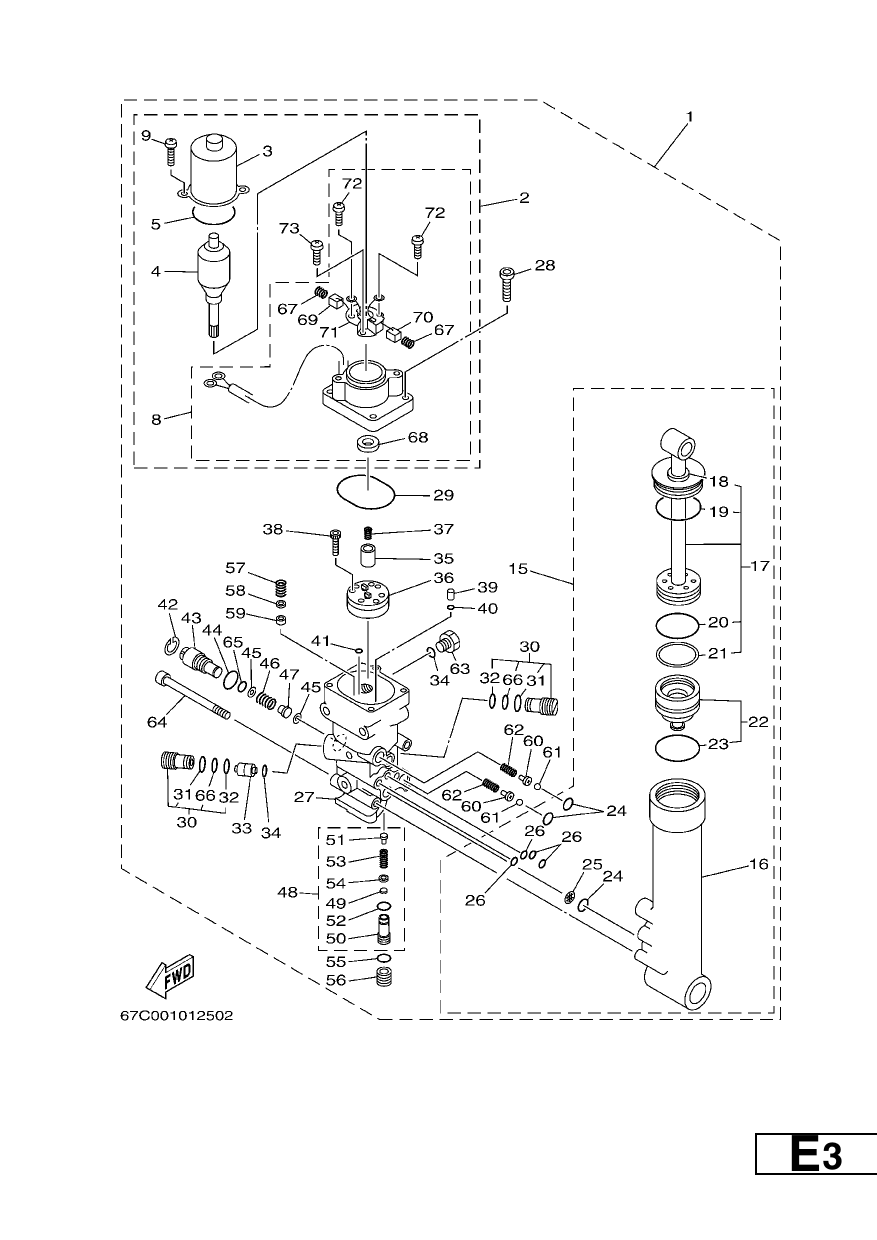 POWER TRIM & TILT ASSY