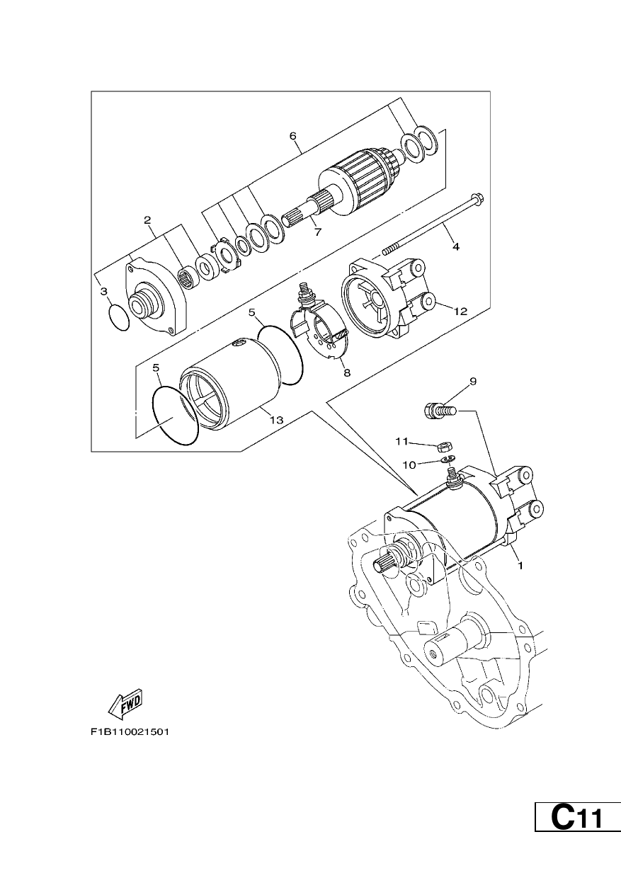 STARTING MOTOR