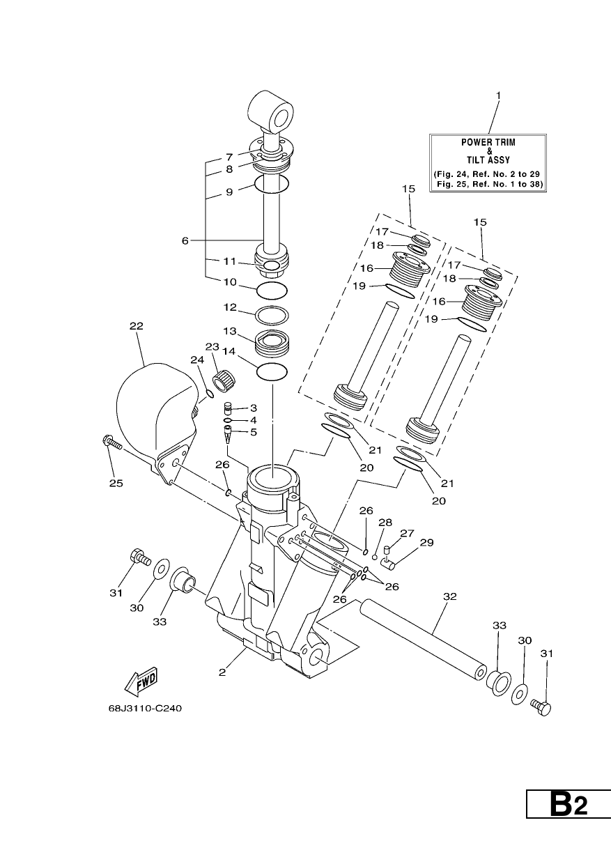 POWER TRIM & TILT ASSY 1