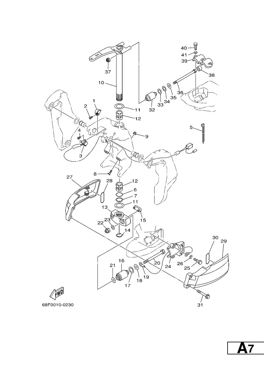BRACKET 2 — Z150QETO’05 – 68J4 2005
