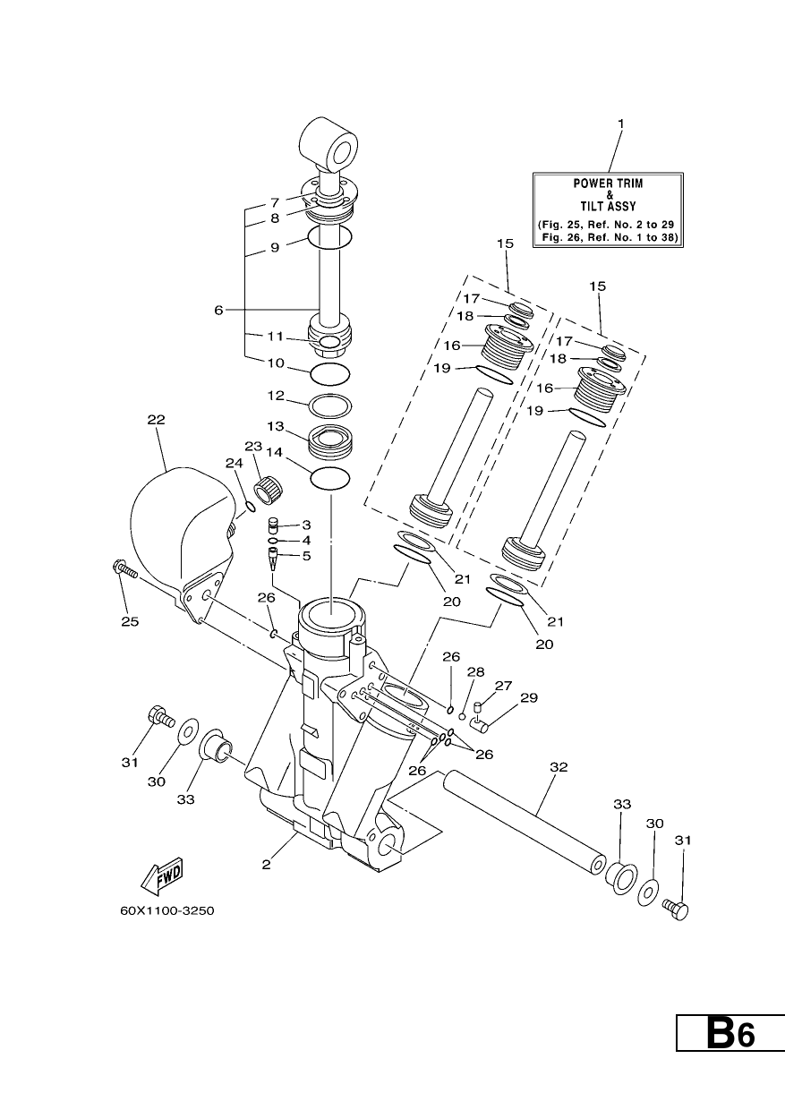 POWER TRIM & TILT ASSY 1