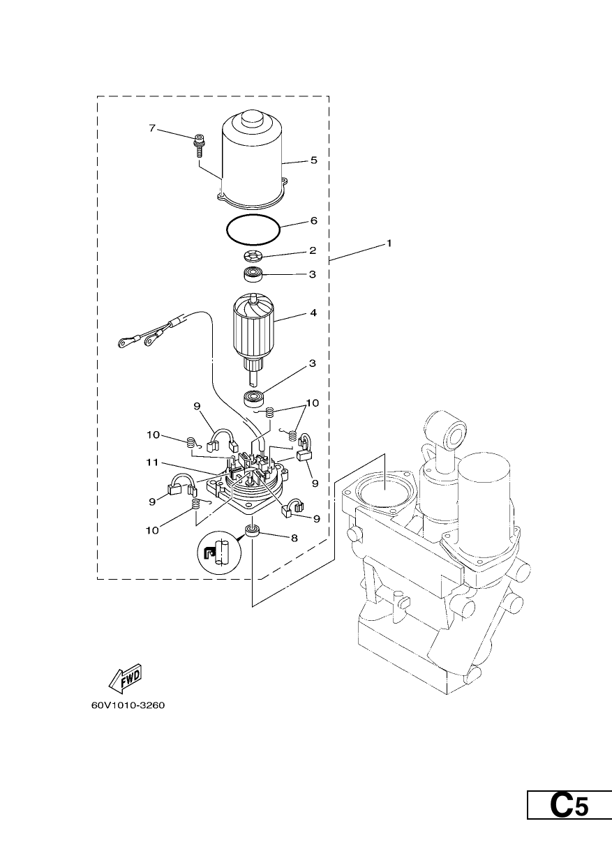 POWER TRIM & TILT ASSY 2