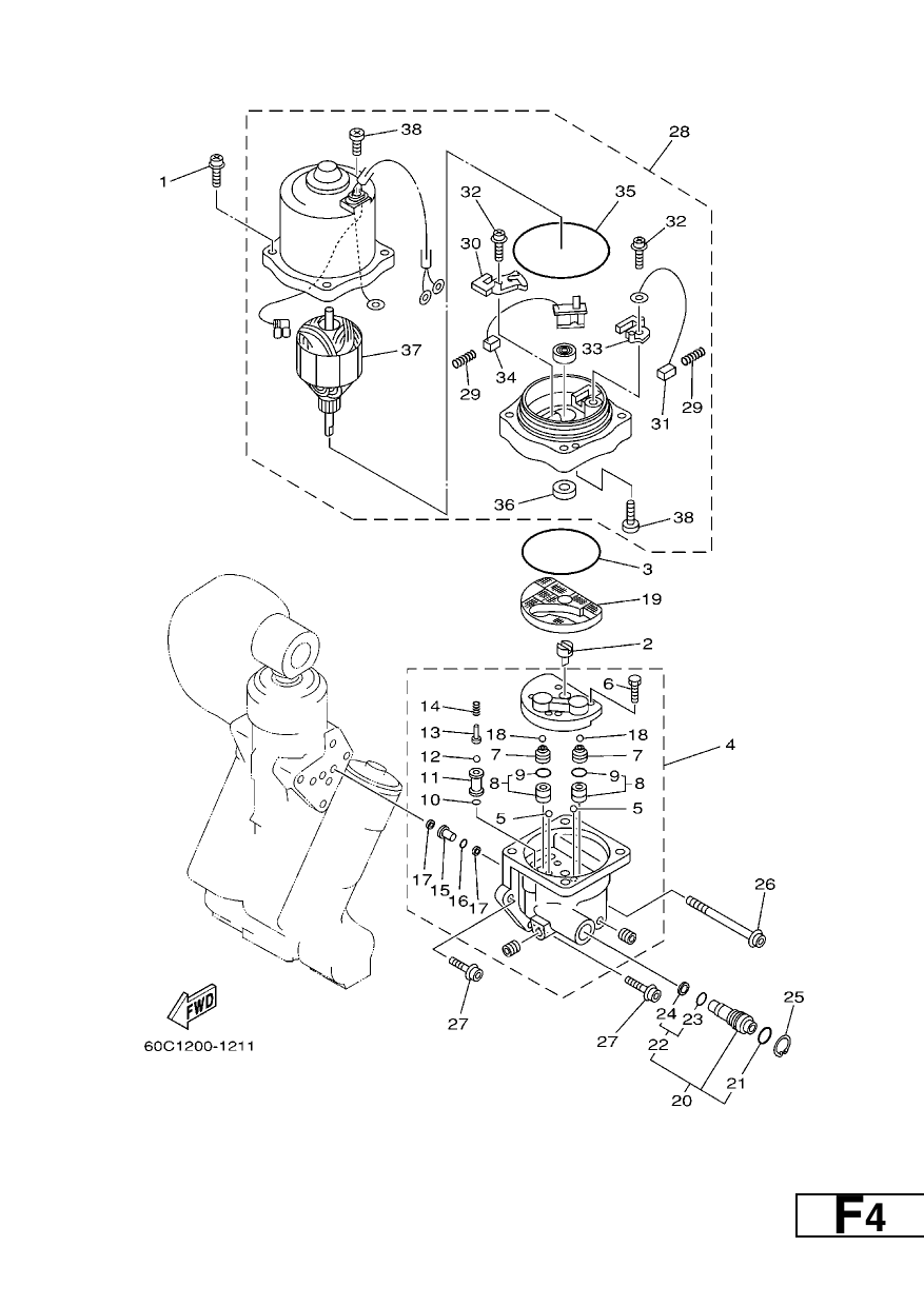 POWER TRIM & TILT ASSY 2