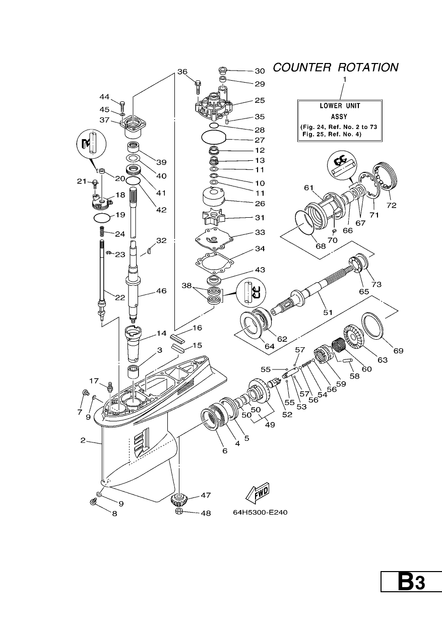 LOWER CASING & DRIVE 3