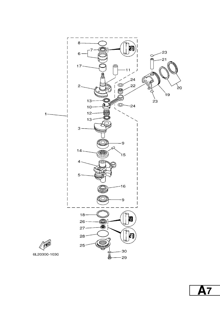 CRANKSHAFT & PISTON