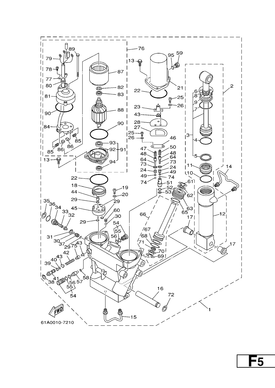 POWER TRIM & TILT ASSY