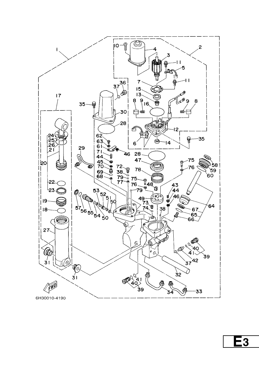 POWER TRIM & TILT ASSY