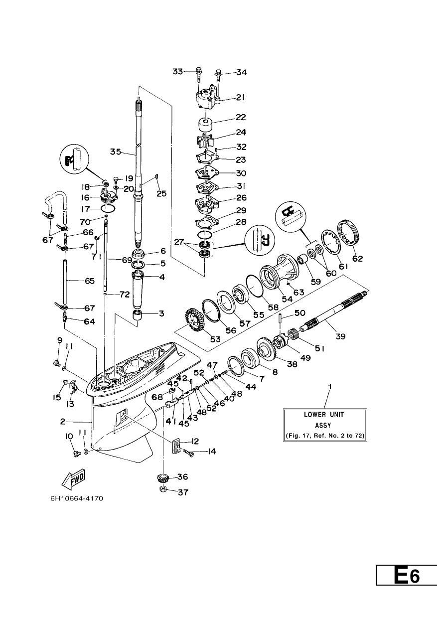 LOWER CASING & DRIVE 1