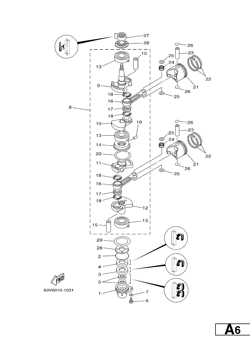 CRANKSHAFT & PISTON