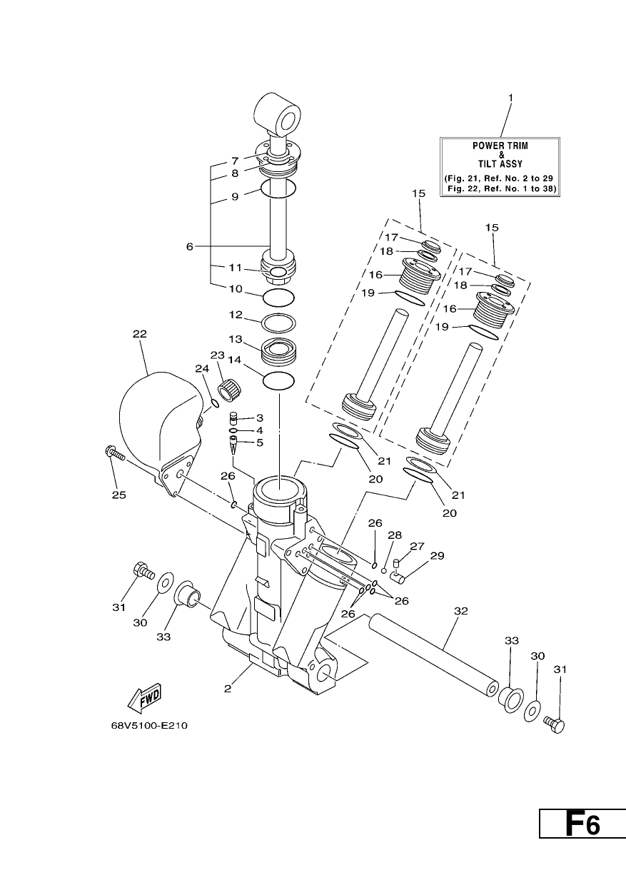 POWER TRIM & TILT ASSY 1