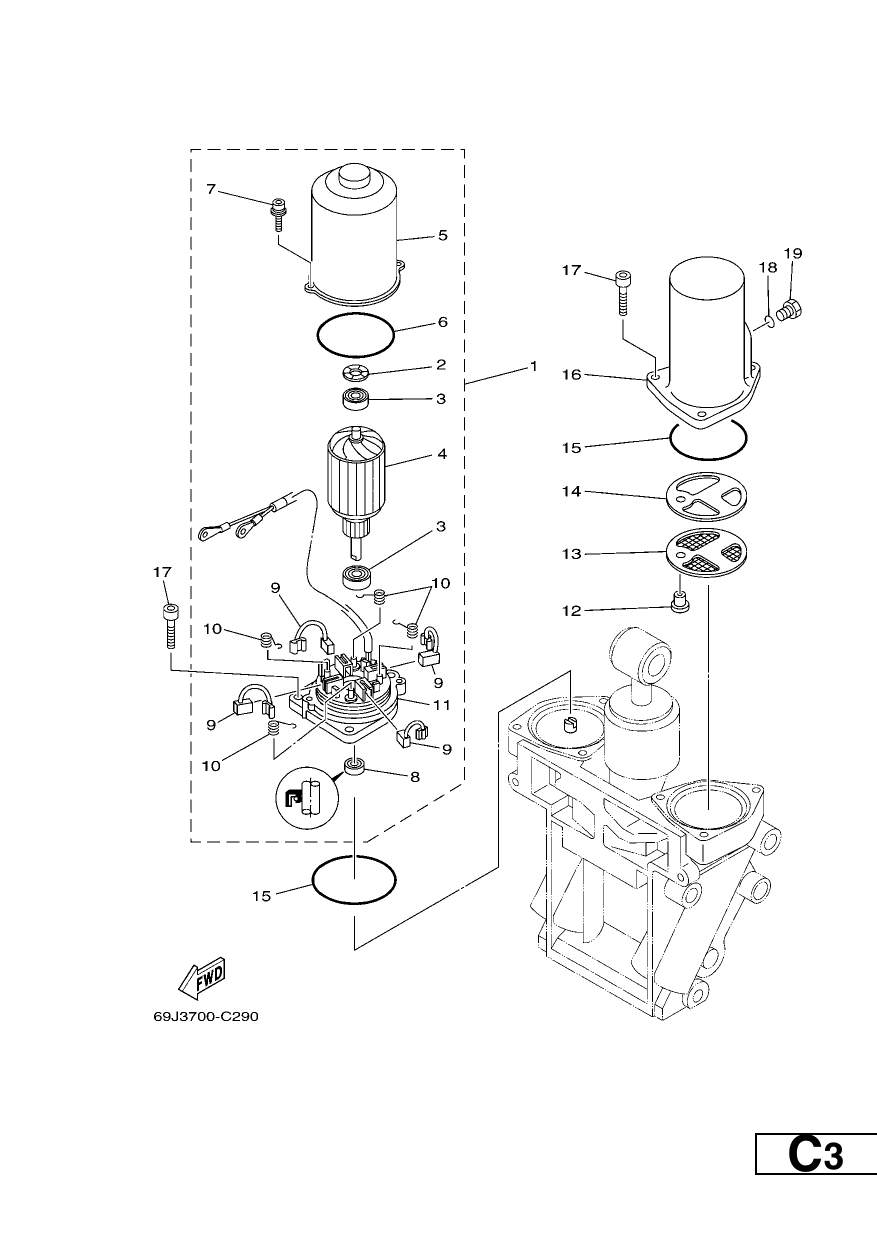 POWER TRIM & TILT ASSY 2