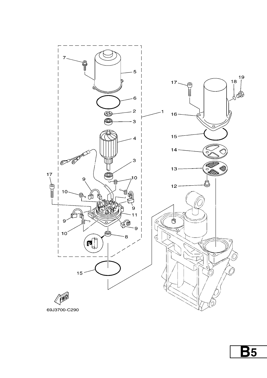 POWER TRIM & TILT ASSY 2