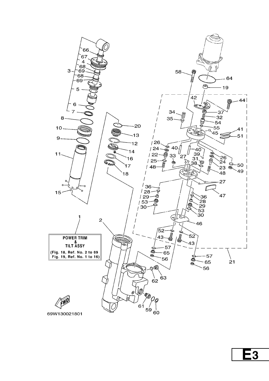 POWER TRIM & TILT ASSY 1