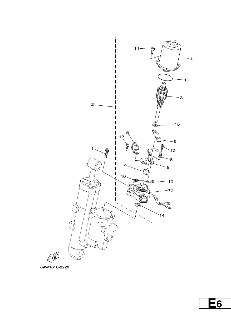 POWER TRIM & TILT ASSY 2