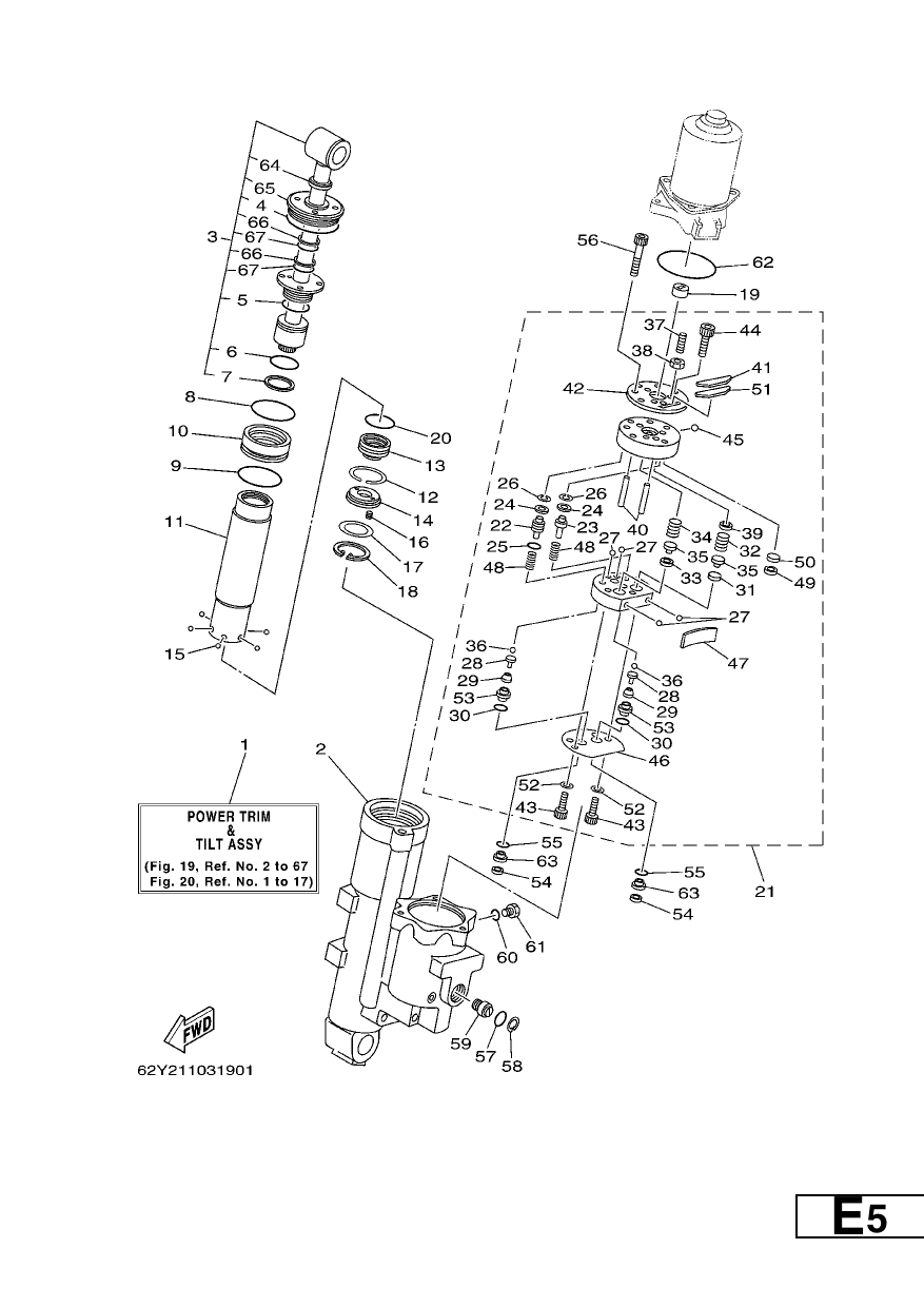 POWER TRIM & TILT ASSY 1