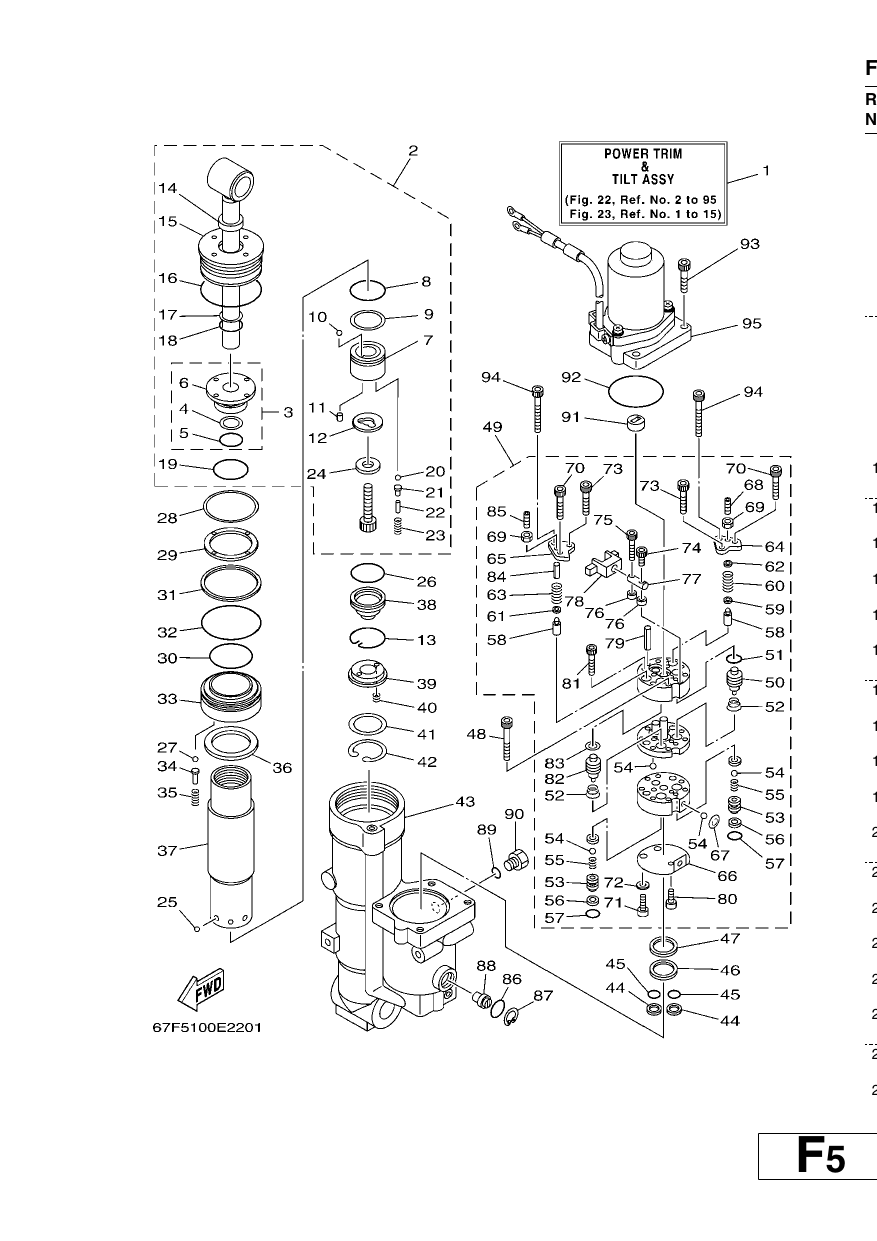 POWER TRIM & TILT ASSY 1