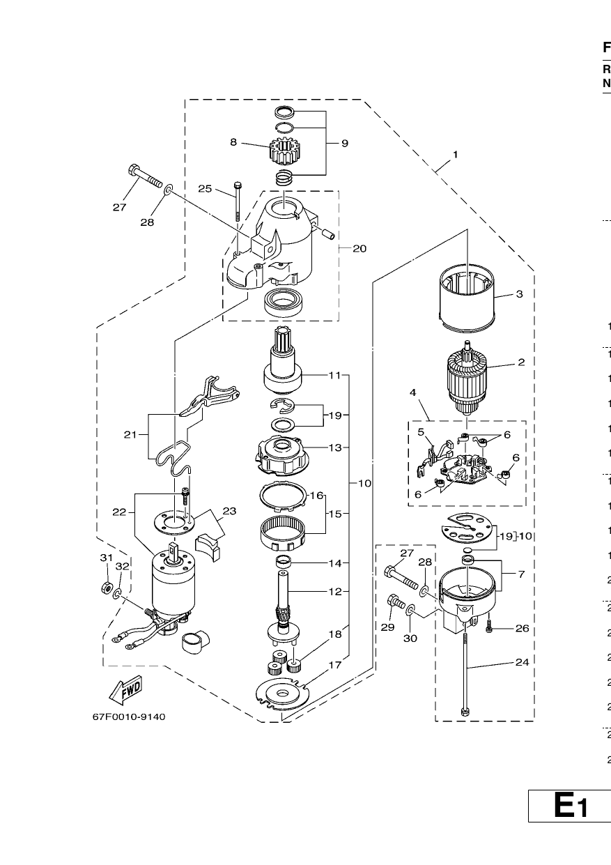 STARTING MOTOR