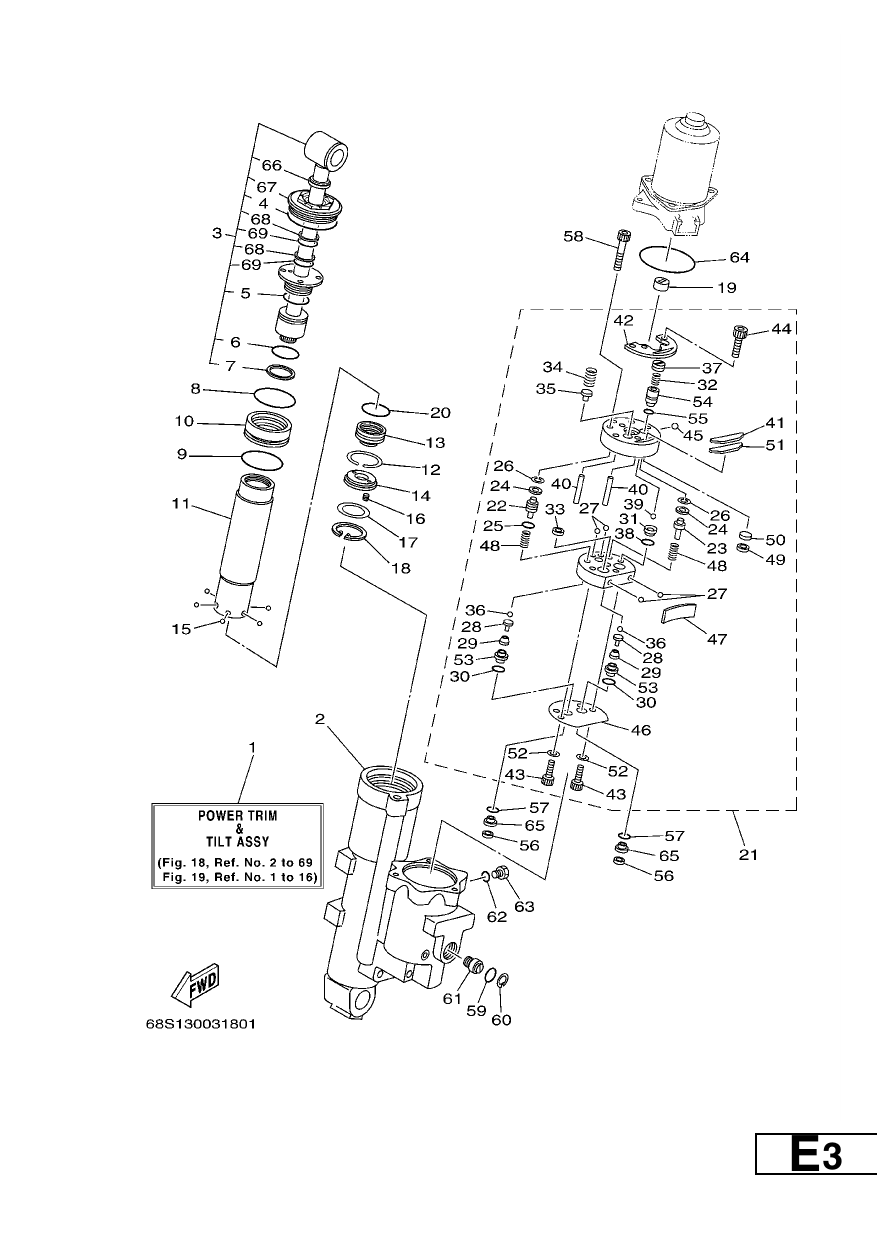 POWER TRIM & TILT ASSY 1