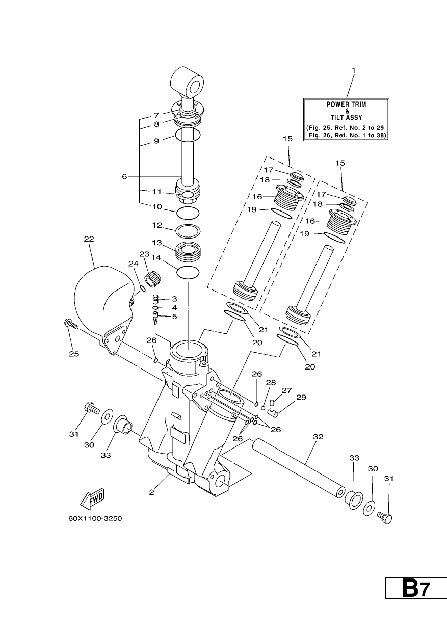 POWER TRIM & TILT ASSY 1