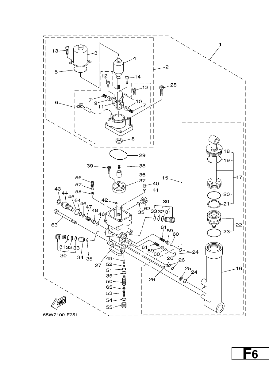 POWER TRIM & TILT ASSY