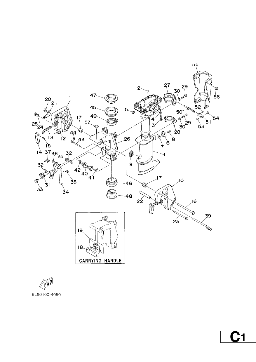 UPPER CASING & BRACKET