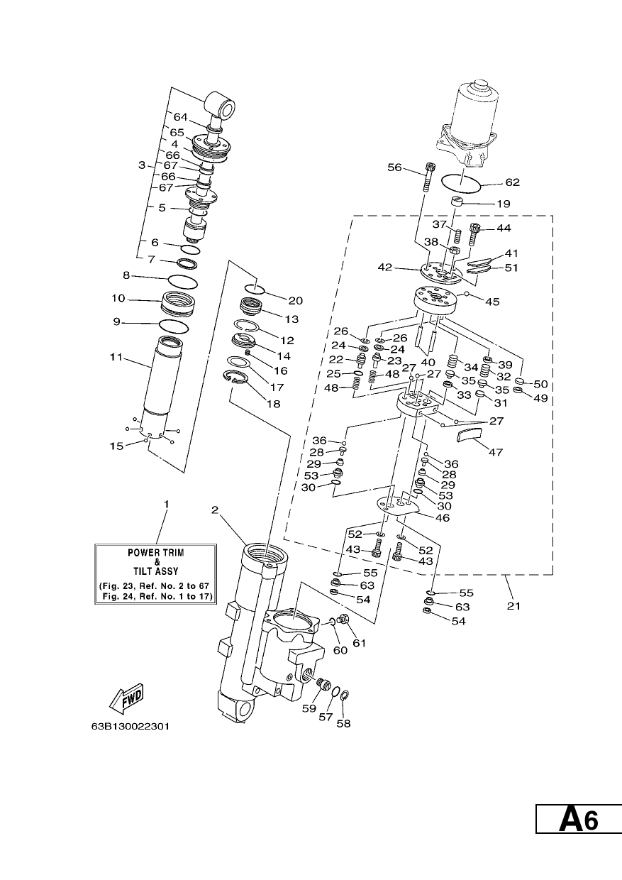 POWER TRIM & TILT ASSY 1