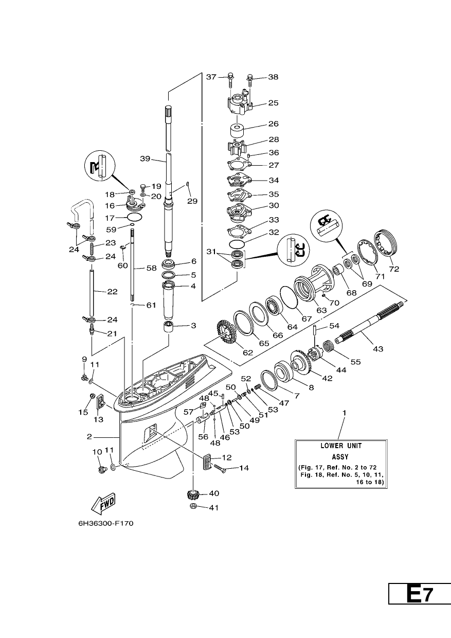 LOWER CASING & DRIVE 1