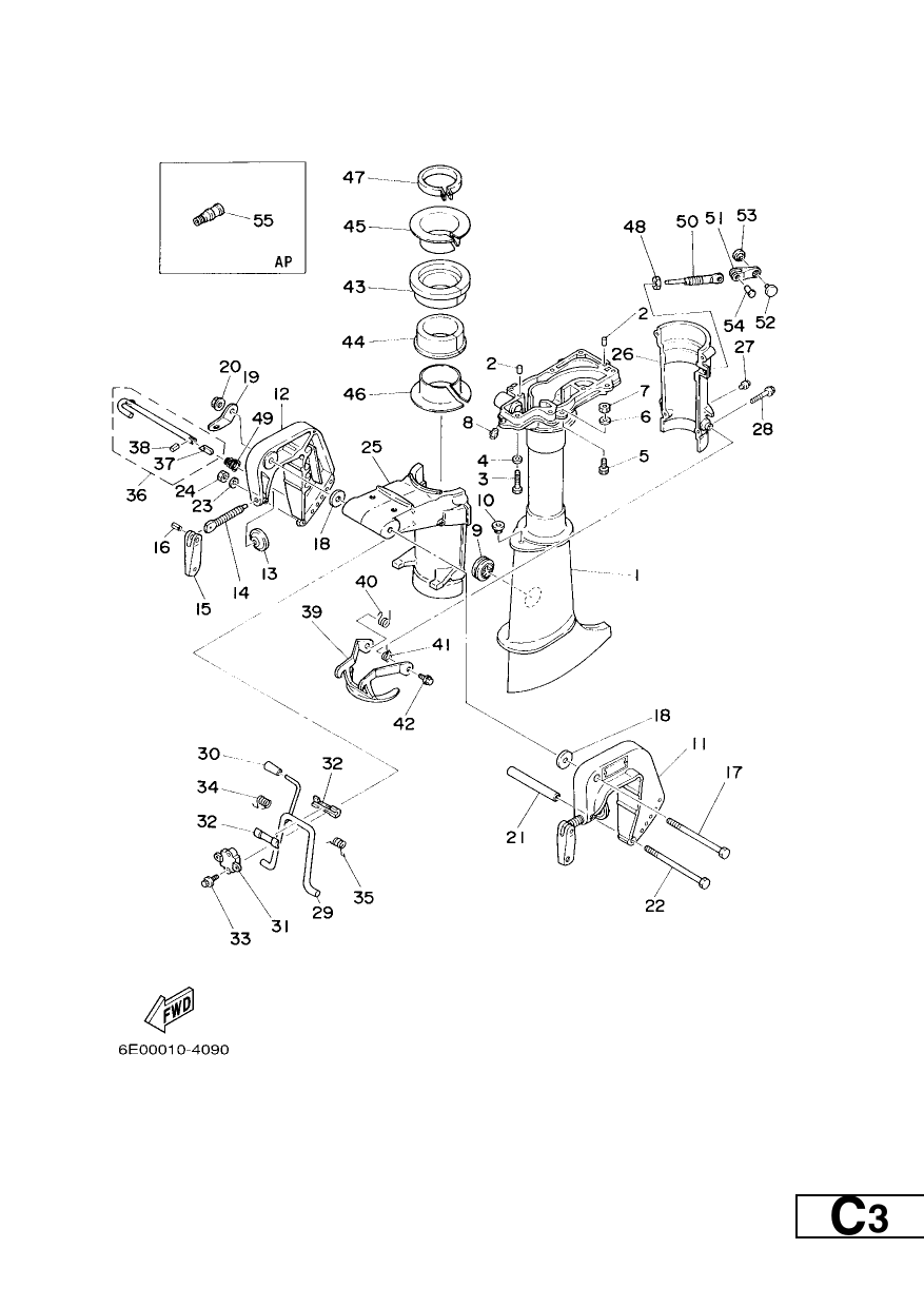 UPPER CASING & BRACKET