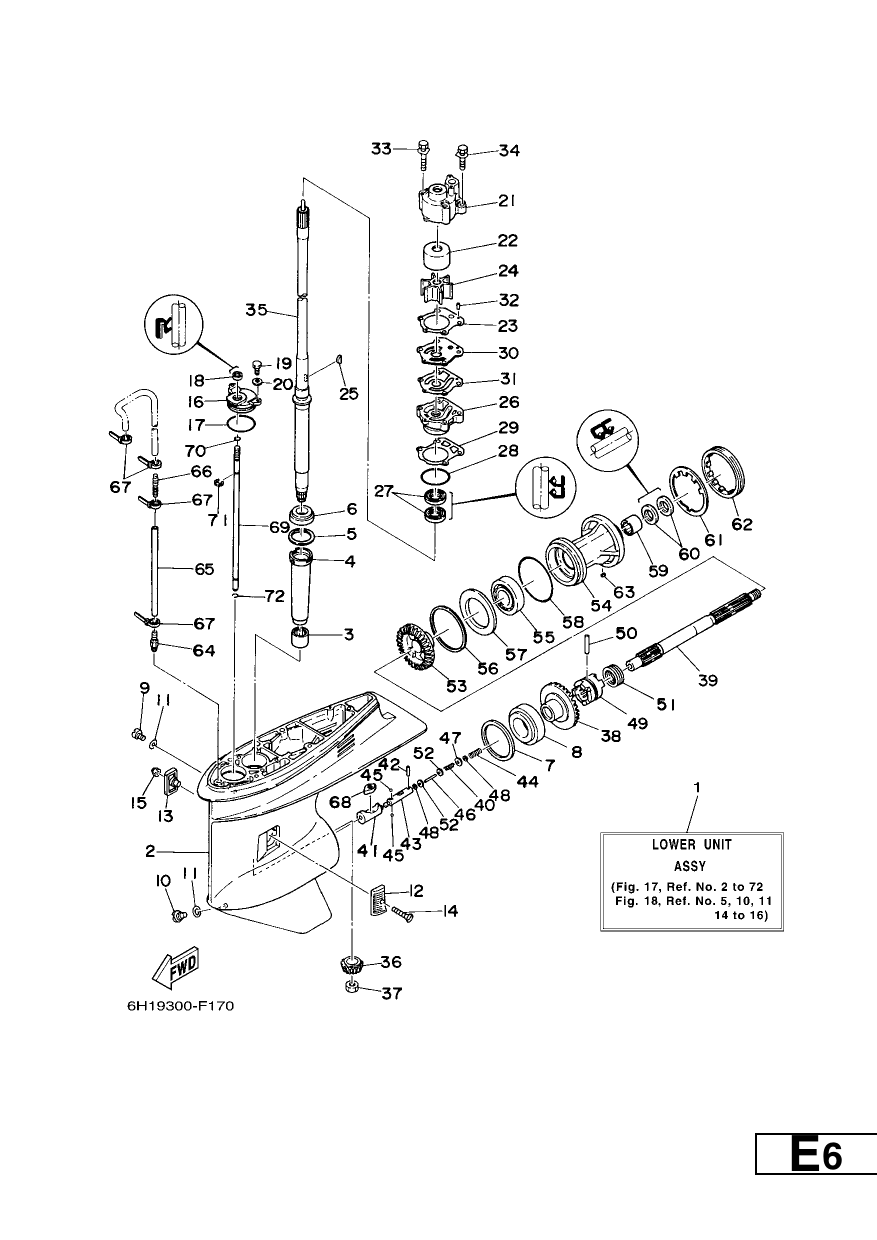 LOWER CASING & DRIVE 1
