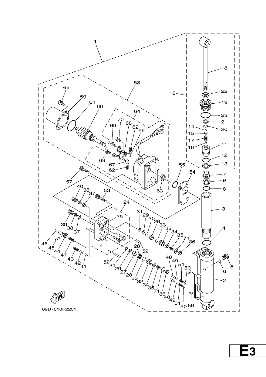 POWER TILT ASSY