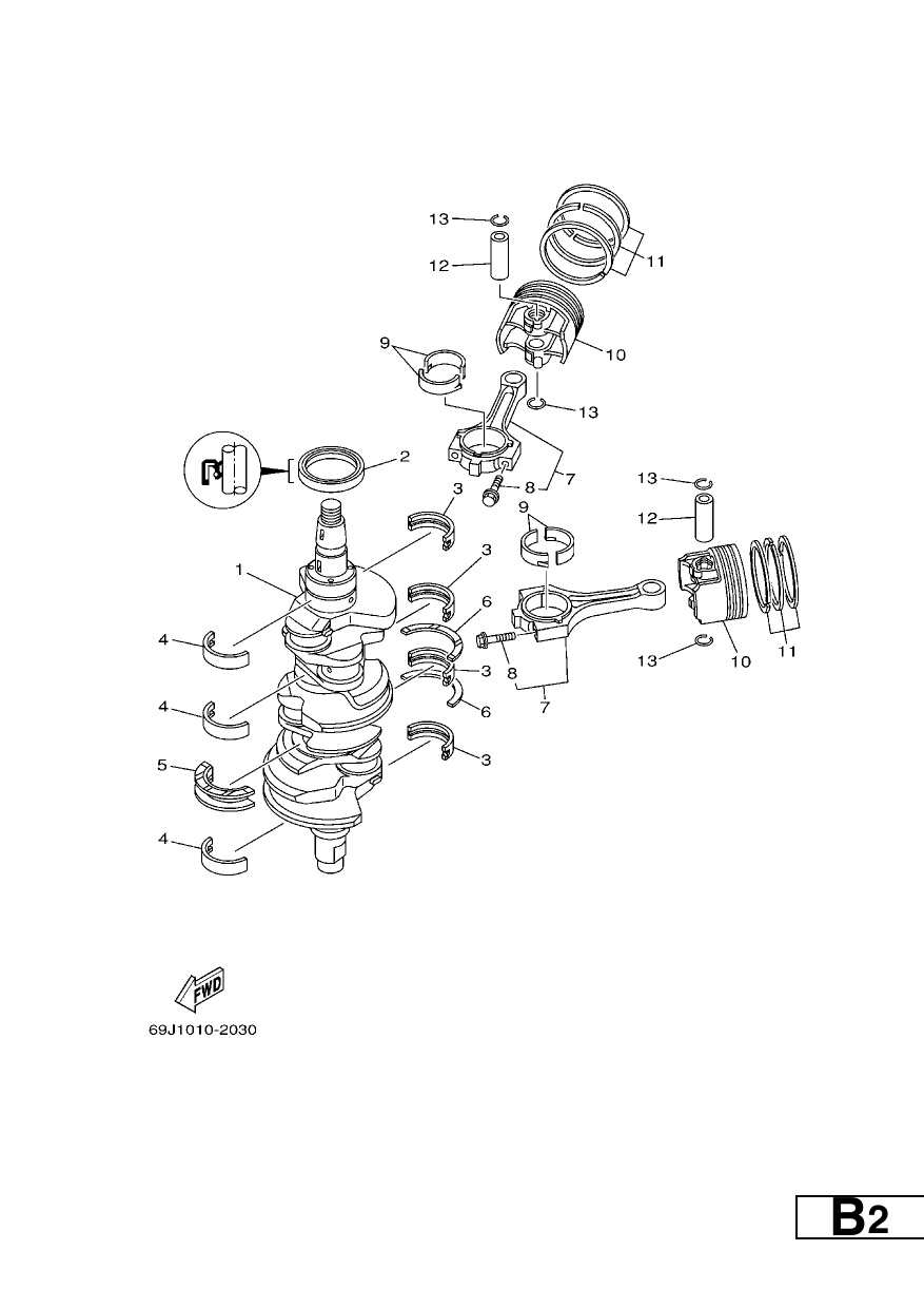 CRANKSHAFT & PISTON