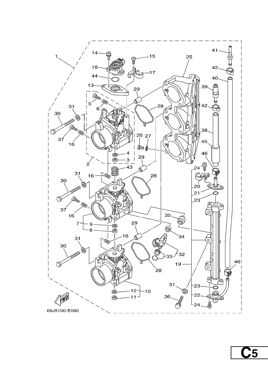 THROTTLE BODY ASSY 1