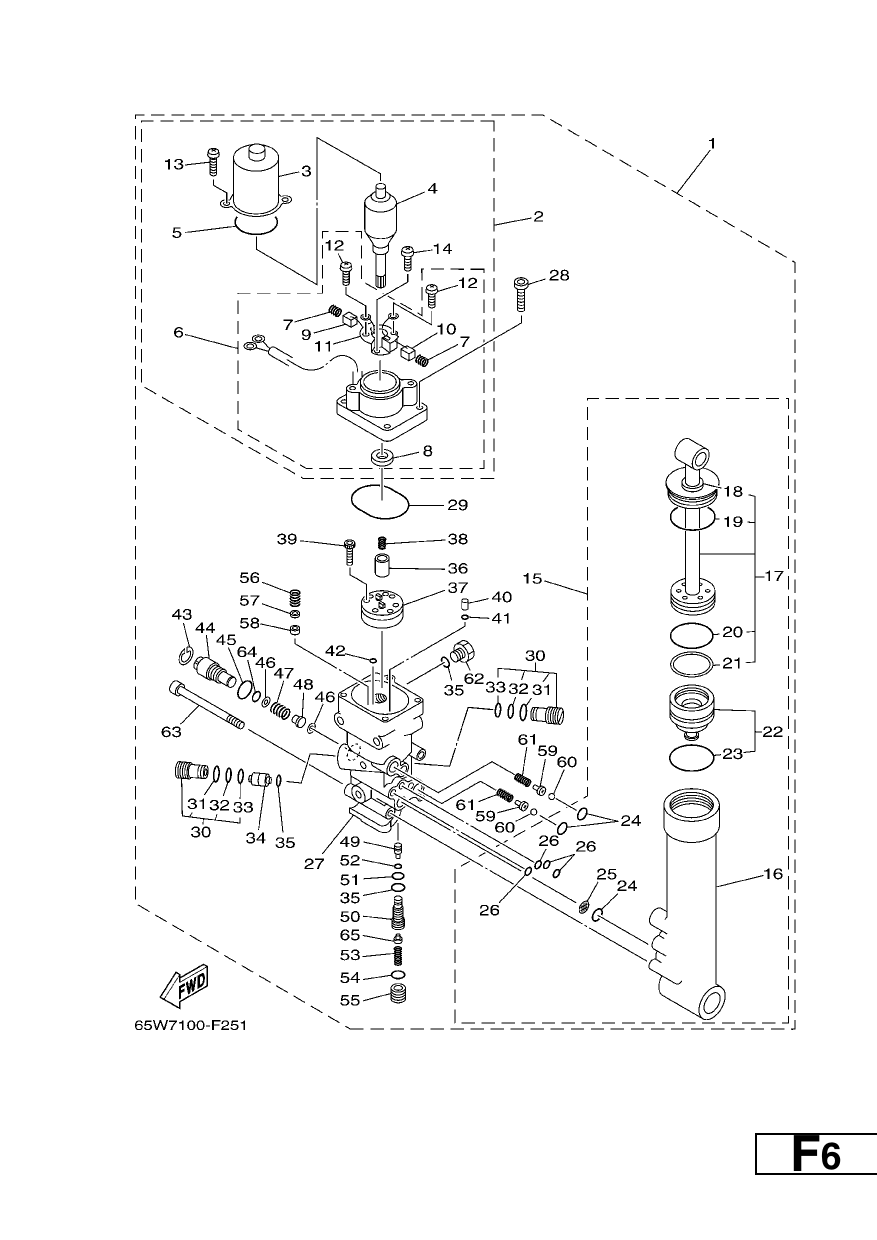 POWER TRIM & TILT ASSY