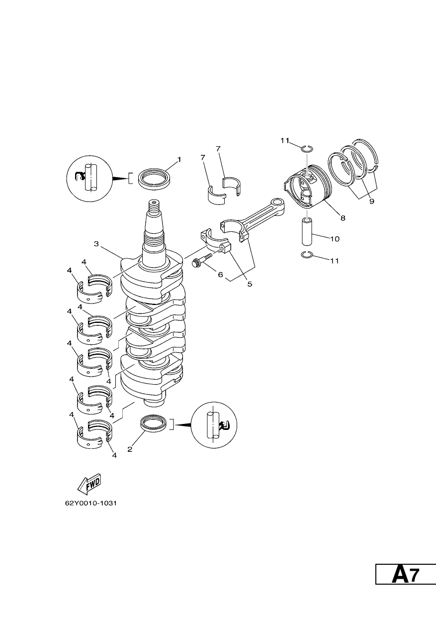 CRANKSHAFT & PISTON