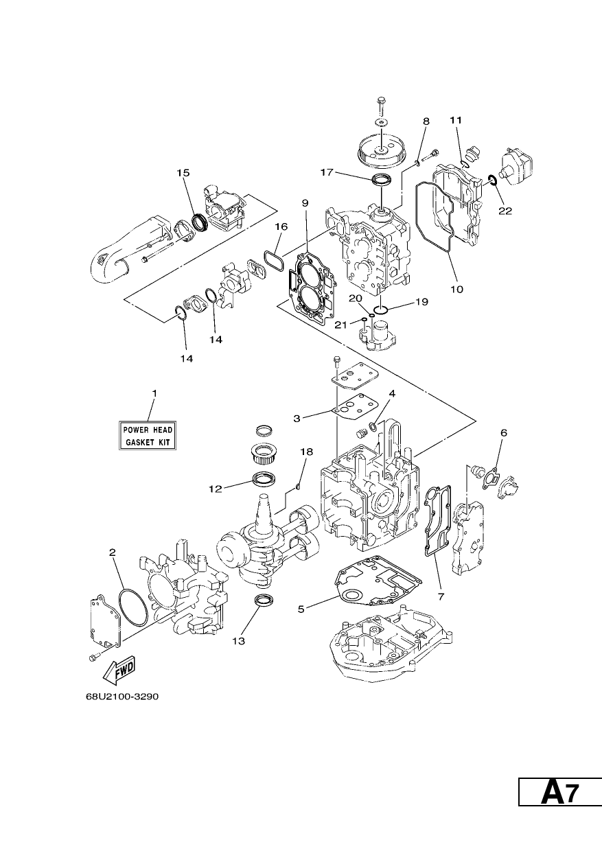 REPAIR KIT 1 — FT25BET’07 – 68U7 2007