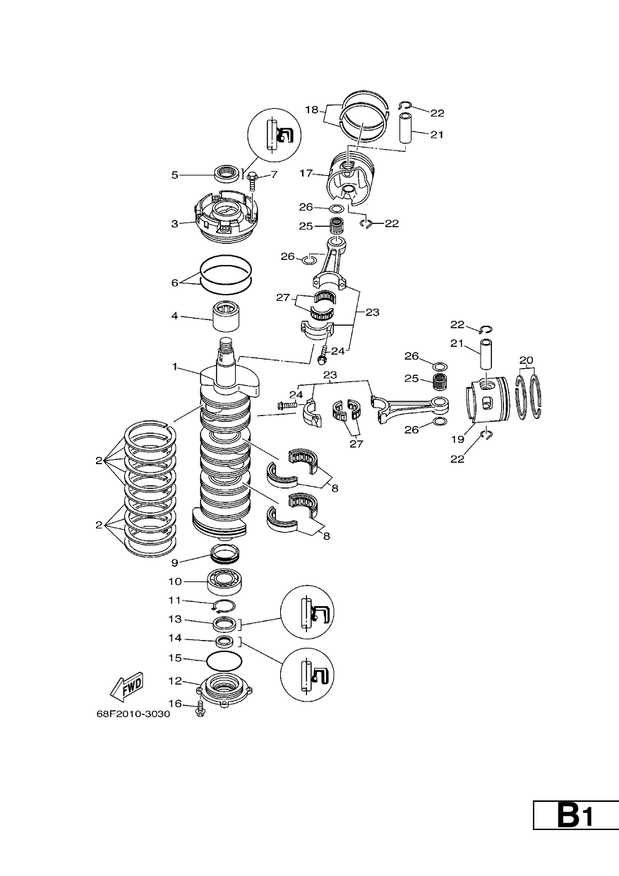 CRANKSHAFT & PISTON